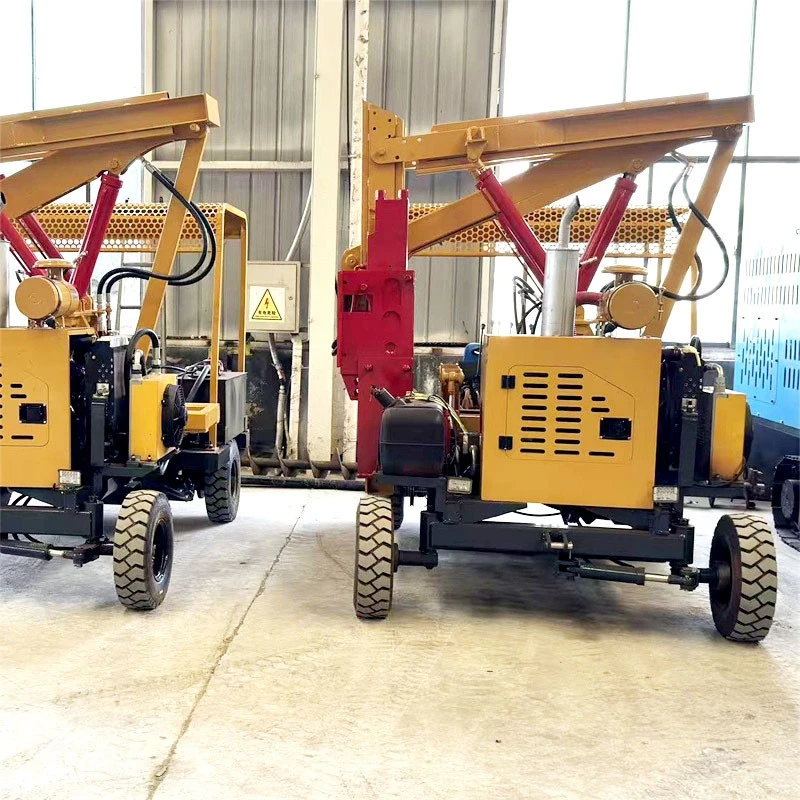 Wave Guardrail Piling Machine price Wave Guardrail Piling Machine price